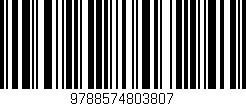 Código de barras (EAN, GTIN, SKU, ISBN): '9788574803807'