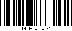 Código de barras (EAN, GTIN, SKU, ISBN): '9788574804361'