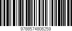 Código de barras (EAN, GTIN, SKU, ISBN): '9788574806259'