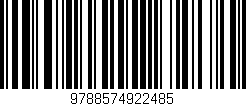 Código de barras (EAN, GTIN, SKU, ISBN): '9788574922485'