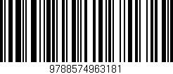 Código de barras (EAN, GTIN, SKU, ISBN): '9788574963181'