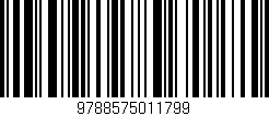 Código de barras (EAN, GTIN, SKU, ISBN): '9788575011799'