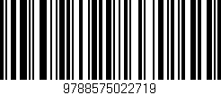 Código de barras (EAN, GTIN, SKU, ISBN): '9788575022719'