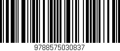 Código de barras (EAN, GTIN, SKU, ISBN): '9788575030837'