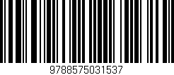 Código de barras (EAN, GTIN, SKU, ISBN): '9788575031537'