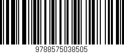 Código de barras (EAN, GTIN, SKU, ISBN): '9788575038505'
