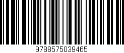Código de barras (EAN, GTIN, SKU, ISBN): '9788575039465'