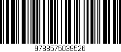 Código de barras (EAN, GTIN, SKU, ISBN): '9788575039526'