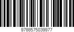 Código de barras (EAN, GTIN, SKU, ISBN): '9788575039977'
