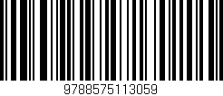 Código de barras (EAN, GTIN, SKU, ISBN): '9788575113059'