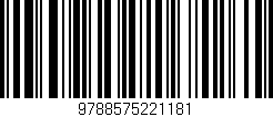 Código de barras (EAN, GTIN, SKU, ISBN): '9788575221181'