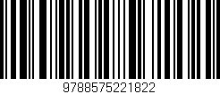 Código de barras (EAN, GTIN, SKU, ISBN): '9788575221822'