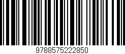 Código de barras (EAN, GTIN, SKU, ISBN): '9788575222850'