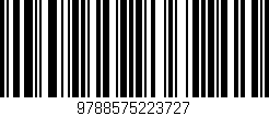 Código de barras (EAN, GTIN, SKU, ISBN): '9788575223727'