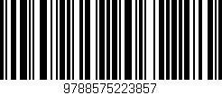 Código de barras (EAN, GTIN, SKU, ISBN): '9788575223857'