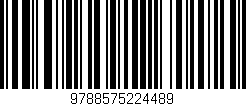 Código de barras (EAN, GTIN, SKU, ISBN): '9788575224489'