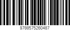 Código de barras (EAN, GTIN, SKU, ISBN): '9788575260487'