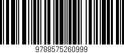 Código de barras (EAN, GTIN, SKU, ISBN): '9788575260999'