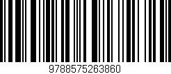 Código de barras (EAN, GTIN, SKU, ISBN): '9788575263860'
