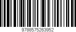 Código de barras (EAN, GTIN, SKU, ISBN): '9788575263952'