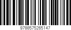 Código de barras (EAN, GTIN, SKU, ISBN): '9788575265147'