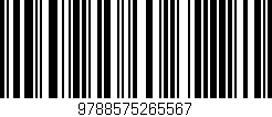 Código de barras (EAN, GTIN, SKU, ISBN): '9788575265567'
