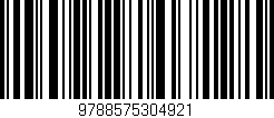 Código de barras (EAN, GTIN, SKU, ISBN): '9788575304921'