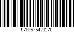 Código de barras (EAN, GTIN, SKU, ISBN): '9788575420270'