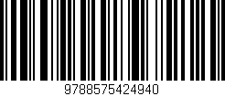 Código de barras (EAN, GTIN, SKU, ISBN): '9788575424940'