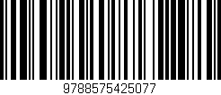 Código de barras (EAN, GTIN, SKU, ISBN): '9788575425077'