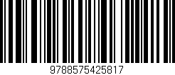 Código de barras (EAN, GTIN, SKU, ISBN): '9788575425817'