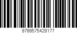Código de barras (EAN, GTIN, SKU, ISBN): '9788575428177'