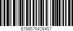 Código de barras (EAN, GTIN, SKU, ISBN): '9788575429457'