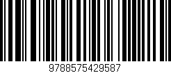 Código de barras (EAN, GTIN, SKU, ISBN): '9788575429587'