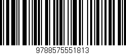 Código de barras (EAN, GTIN, SKU, ISBN): '9788575551813'