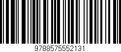 Código de barras (EAN, GTIN, SKU, ISBN): '9788575552131'
