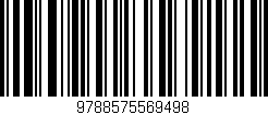 Código de barras (EAN, GTIN, SKU, ISBN): '9788575569498'