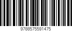 Código de barras (EAN, GTIN, SKU, ISBN): '9788575591475'