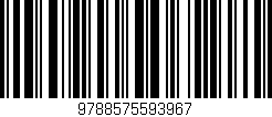 Código de barras (EAN, GTIN, SKU, ISBN): '9788575593967'