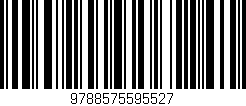 Código de barras (EAN, GTIN, SKU, ISBN): '9788575595527'