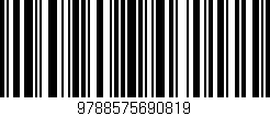 Código de barras (EAN, GTIN, SKU, ISBN): '9788575690819'