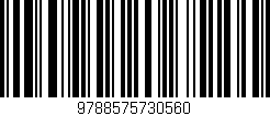 Código de barras (EAN, GTIN, SKU, ISBN): '9788575730560'