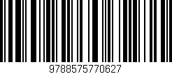 Código de barras (EAN, GTIN, SKU, ISBN): '9788575770627'