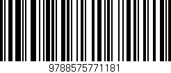 Código de barras (EAN, GTIN, SKU, ISBN): '9788575771181'
