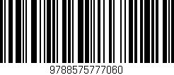 Código de barras (EAN, GTIN, SKU, ISBN): '9788575777060'