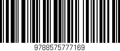 Código de barras (EAN, GTIN, SKU, ISBN): '9788575777169'