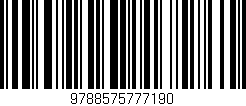 Código de barras (EAN, GTIN, SKU, ISBN): '9788575777190'
