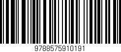 Código de barras (EAN, GTIN, SKU, ISBN): '9788575910191'