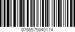 Código de barras (EAN, GTIN, SKU, ISBN): '9788575940174'