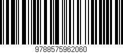 Código de barras (EAN, GTIN, SKU, ISBN): '9788575962060'